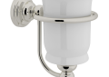 Perrin & Rowe U.6925PN Edwardian Porcelain Mount Single, Nickel, Import
