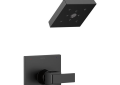 DELTA® T14267-BL-PP 14 Series Square Shower Trim, 6 gpm Valve, 1.75 gpm Shower, Matte Black