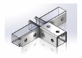 Empire 9080WFZ Double Wing Connection, 10 Holes, 3-7/8 in L x 9-3/16 in W