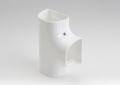 Rectorseal 84015 Fortress LT-92-W 3-1/2 inch PVC Lineset Cover Tee - White