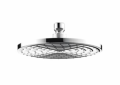 Hansgrohe 27476001 1-Jet Shower Head, Raindance S 180 AIR, 2.5 gpm, 1 Sprays, Ceiling/Wall Mount, Import