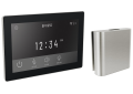 Brizo® 8CH-600S-BN-L Square Steam Shower Control, Digital Display, Lumicoat Brushed Nickel
