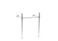 Kohler K-30003-CP Memoirs(R) Stately Console Table Legs for K-2269 Memoirs Sink - Polished Chrome