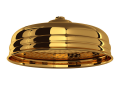 Rohl U.5204-ULB 12" Rain Showerhead - Unlacquered Brass