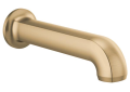 Brizo® 73606-GL Kintsu™ Non-Diverter Tub Spout, 1-5/8 in Dia x 9-1/8 in L, For Use With Tub and Shower, Solid Brass, Luxe Gold, Import