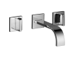 Dornbracht 36707782-00 MEM Wall Mounted Two Handle Widespread Bathroom Faucet - Chrome