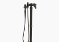 Kohler K-T72790-9M-2BZ Artifacts(R) Floor-Mount Bath Filler Trim with Handshower - Oil-Rubbed Bronze