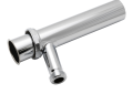 Oatey 814B-1 Dearborn 1-1/2 inch x 8 inch x 7/8 OD 22 Gauge Brass Tubular Branch Tailpieces with Hose and Clamp - Chrome