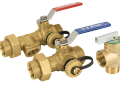 Jomar 810-504G 3/4 Lead Free Brass Tankless Water Heater Valve Kit - Female Threaded