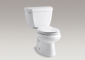 Kohler K-3577-0 Wellworth Classic Round-Front Toilet - White