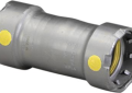 Viega 25036 MegaPressG 3/4 inch Press Carbon Steel Slip Coupling with HNBR Sealing Elements