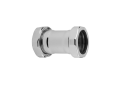 Jaclo® 2480-BKN Tubular Coupling, 1-1/2 in x 1-1/4 in Nominal, Solid Brass, Black Nickel