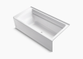 Kohler K-1125-RA-0 Archer 72 inch x 36 inch Alcove Bath with Integral Apron and Right-hand Drain - White