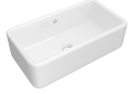 Rohl RC3318WH Shaws Original Lancaster Apron Fireclay Kitchen Sink