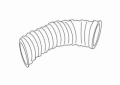 The Unico System® UPC-04-2430 Insulated Return Air Duct, 14 in ID x 10 ft L, R4.2 Insulation, Aluminum