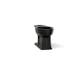 Kohler® 4356-7 Archer® Toilet Bowl, Black, Elongated Front Shape, 12 in Rough-In, 2-1/8 in Trapway