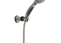DELTA® 55424-SS ActivTouch® Contemporary Wall Mount Hand Shower, 3-5/8 in Dia 9 Shower Head, 2.5 gpm Flow Rate, 82 in L Hose, 1/2 in Connection, Stainless Steel, Import