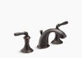 Kohler K-394-4-2BZ Devonshire Widespread Two-Handle Bathroom Sink Faucet - Oil-Rubbed Bronze