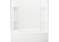 Sterling 71150120-0 60 inch x 32 inch x 74-1/4 inch Accord Series Tub and Shower with Right-Hand Drain - White