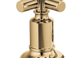 Brizo® HX5376-PG Invari™ Handle Kit, For Use With Invari™ 65376LF-LHP/65376LF-LHP-ECO Widespread Lavatory Faucets, Polished Gold, Import