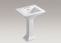 Kohler 2344-4-0 Pedestal Lavatory, Stately Design