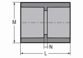 4 Inch Schedule 80 CPVC Coupling