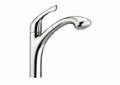 Hansgrohe 04076000 Allegro E Pull-Out Kitchen Faucet, Residential, 1.75 gpm Flow Rate, 150 deg Swivel Spout, Polished Chrome, 1 Handles