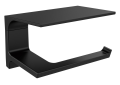 DELTA® 79956-BL Pivotal™ Tissue Holder With Shelf, 3-1/2 in H, Zinc, Matte Black, Import