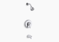 Kohler K-PS15601-4S-CP Coralais Rite-Temp Bath and Shower Trim Set - Project Pack - Polished Chrome