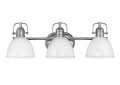 Hinkley® 5813CM Rowan Contemporary Vanity Light, (3) Lamps LED Lamp, 120 V, Chrome Housing