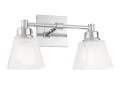 Norwell 9636-CH-SQ Matthew 2 Light 14 inch Chrome Wall Sconce Wall Light