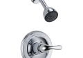 Delta T13220 Classic Monitor 13 Series Pressure-Balancing Shower Valve Trim less Valve - Chrome