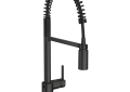 Moen® 5923EWBL Align™ MotionSense Wave™ Pre-Rinse Spring Pulldown Kitchen Faucet, 1.5 gpm Flow Rate, High-Arc Spout, Matte Black, 1 Handle, Domestic