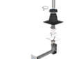 Duravent 4PPS-FKL 4 inch Galvanized/Aluminum Gas Type B Flex Chimney Lining Kit with Locking Band