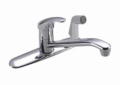 Symmons® S-23-1 Origins® Kitchen Faucet, 1 gpm Flow Rate, 8 in Center, Swivel Spout, Polished Chrome, 1 Handles