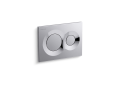 Kohler® 75890-CP Lynk™ Flush Actuator Plate, For Use With K-18829-NA 2 x 4 in Wall Tank and Carrier System, Polished Chrome