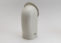 Rectorseal 84036 Fortress LW-92-I 3-1/2 inch PVC Lineset Cover Wall Inlet - Ivory