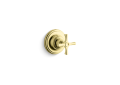 Kallista P24683-CR-ULB Transfer Trim, Cross Handle Bellis(R) - Unlacquered Brass