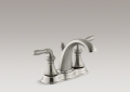 Kohler K-393-N4-BN Devonshire Centerset Two-Handle Bathroom Faucet - Vibrant Brushed Nickel