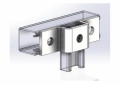 Empire 9049UFZ U Support, 3 Holes, 5-3/8 in W, For Use With 1-5/8 x 13/16 in Strut