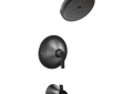 Moen® TS2203BL Tub/Shower Trim, 2.5 gpm Valve, Matte Black