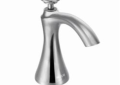 Moen® S3946C Traditional™ Transitional Soap Dispenser, 18 oz Bottle Capacity, Deck Mount, Metal, Import