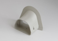 Rectorseal 84134 Fortress LP-122-I 4-1/2 inch PVC Lineset Cover Soffit Inlet - Ivory