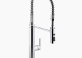 Kohler K-24982-CP Purist(R) Semi-Professional Kitchen Sink Faucet with Three-Function Sprayhead - Polished Chrome