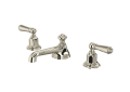 ROHL U.3705L-PN-2 Edwardian Low Level Spout Widespread Bathroom Faucet - Polished Chrome