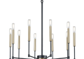 Elk 15277/10 MB/SB Livingston 29'' Wide 10-Light Chandelier - Matte Black