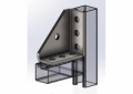 Empire 9034CAZ Universal Corner Angle, 7 Holes, 4-1/8 in W x 1/4 in THK