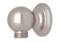Perrin & Rowe U.5546STN P&R Cross Collection Handshower Outlet Mount Riser Pair, Nickel, Import