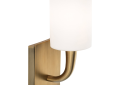 Norwell 5341-AG-MO Trumpet 1 Light 5 Inch Aged Brass Wall Sconce Wall Light