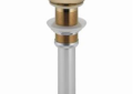 DELTA® 72172-CZ Zura Push Pop-Up Drain Assembly, Metal Grid, Import